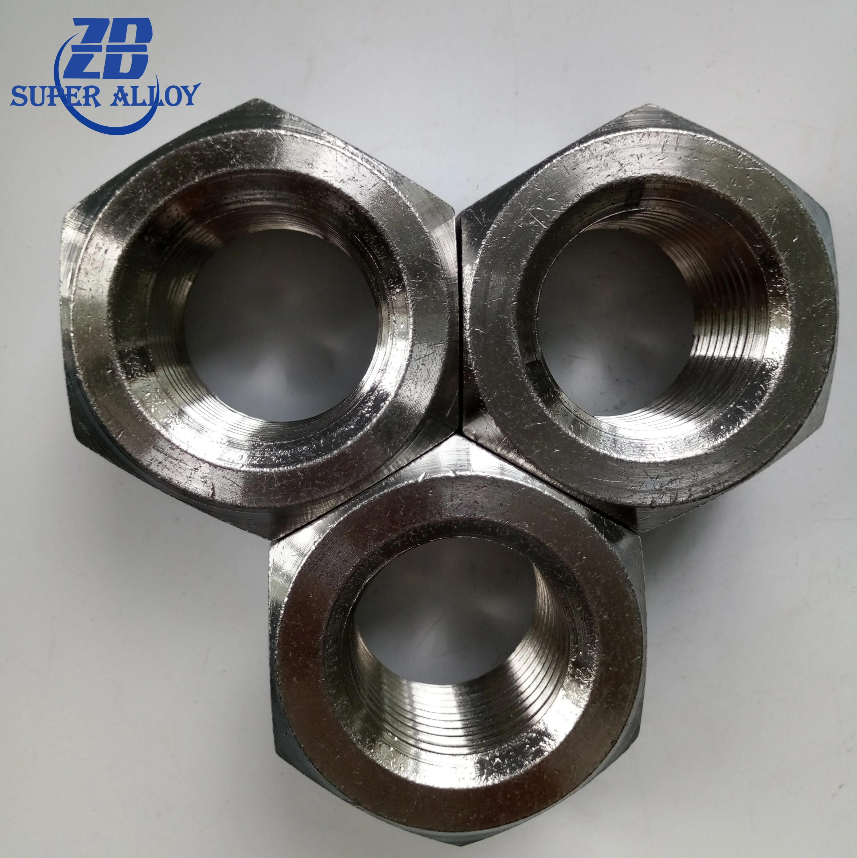 
254SMO ( 1.4547, UNS S31254, F44, 8MLCUNA ) DIN934 Hex Nuts Bolt 