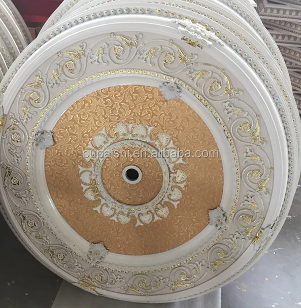 round designs PS plastic artistic ceiling