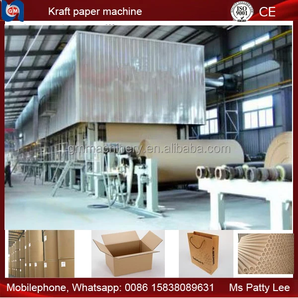 Быстрая скорость отходов коробка переработка бумаги крафт-бумаги, бумаги для гофрирования машина с новой