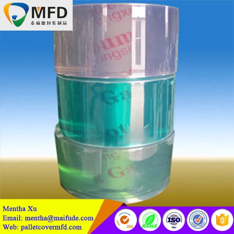 
2018 hot new products 1mm price super clear color roll soft pvc film 