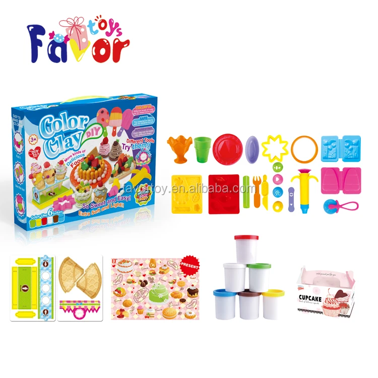 Intelligent non-tioxic modeling clay toy play dough set