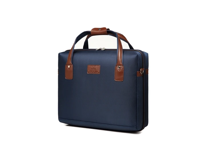 
Durable and cheap price nylon and PU leather fabric traveling outdoor suitcases luggage set 