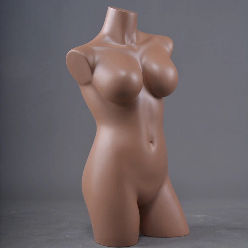 very sexy female brown skin fancy big chest/bust woman mannequin secret display