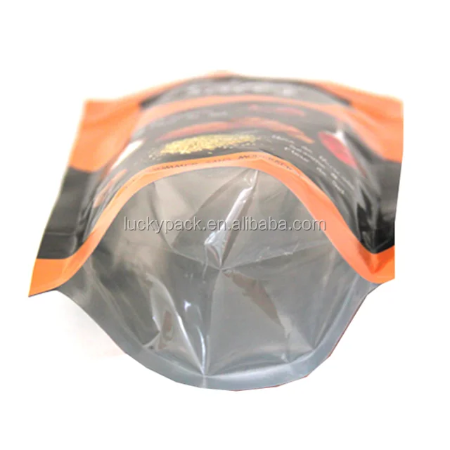oem  moisture proof aluminum foil custom food packaging bags with zipper