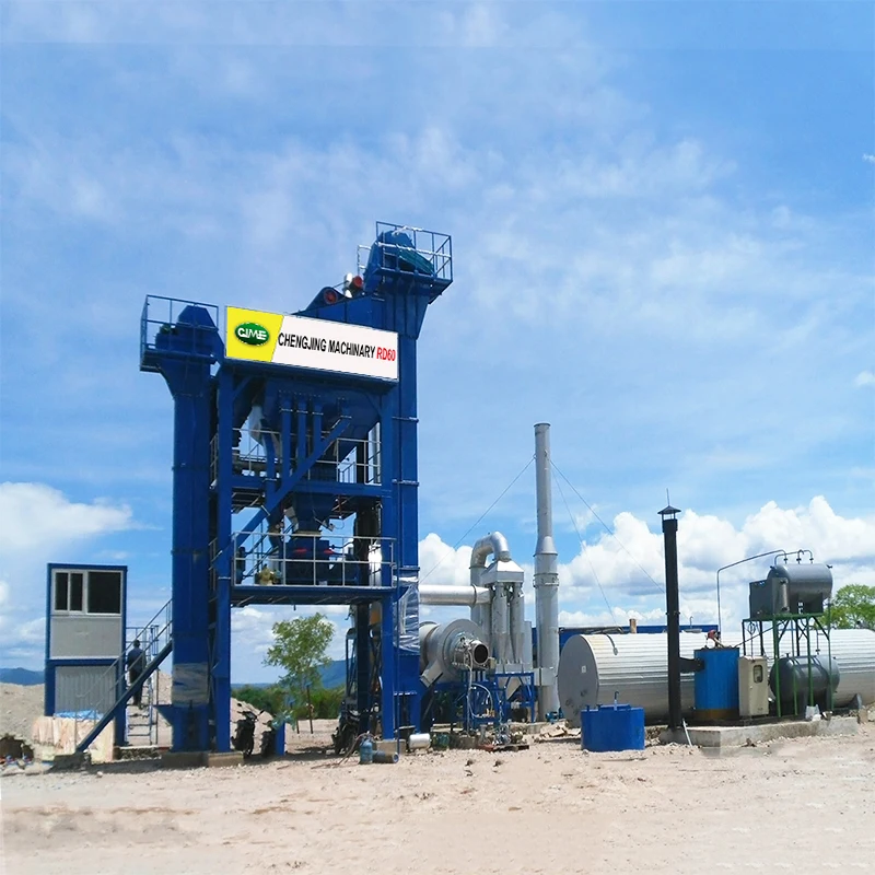 Chengjing 60tph Mobile Asphalt Mixing Plant