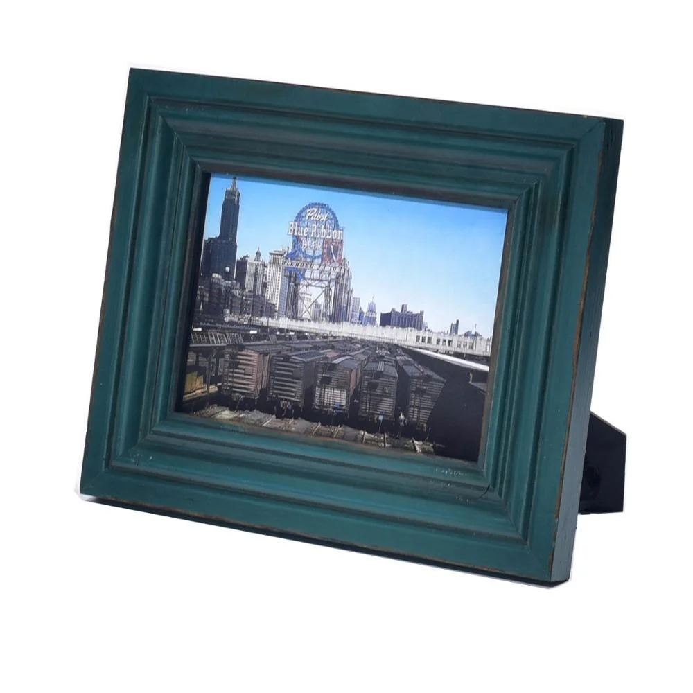 Rustic Distressed Picture Frame 5x7, Designer Antique Style Picture Frames