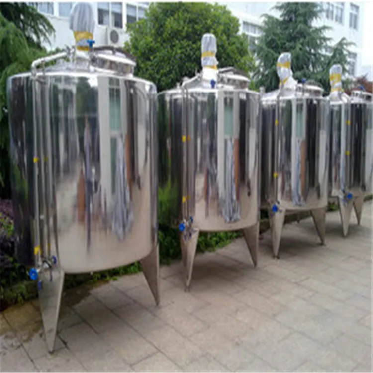 Stainless Steel Caustic Soda Chemical Shampoo Mixing And Storage Tank Innovative Machine Three Jackets