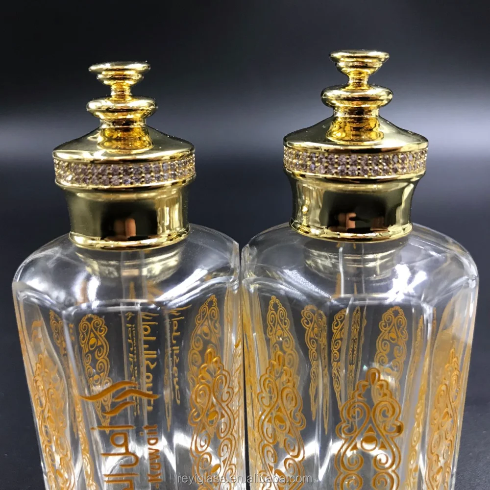 36ML Hot sale Fancy Attar Crystal Bottle with luxury jewelry cap for oud oil and perfume