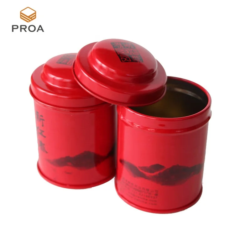 Factory direct Custom printed Wholesale metal tin can tea packing box for sale