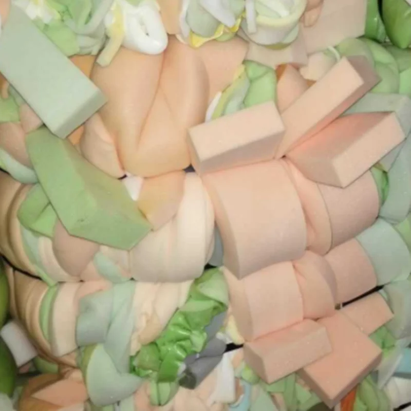 Factory sale pu foam scrap Thailand trim foam in bale
