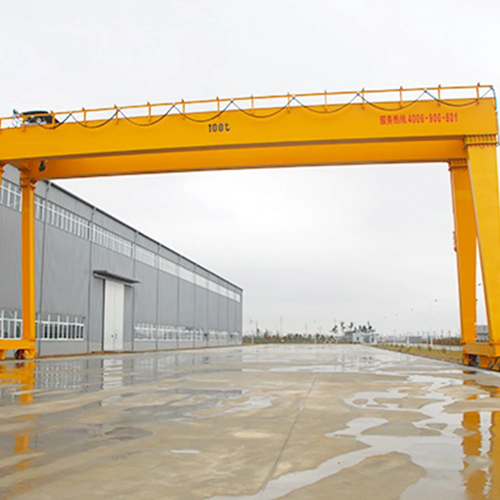 5 ton 80 ton Electric  Wireless Remote Control Single Beam Gantry Crane