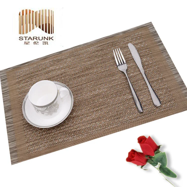 pvc plastic mat table runner for kitchen