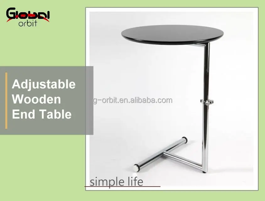 Modern Side Table Metal Legs for Square Glass Coffee Table