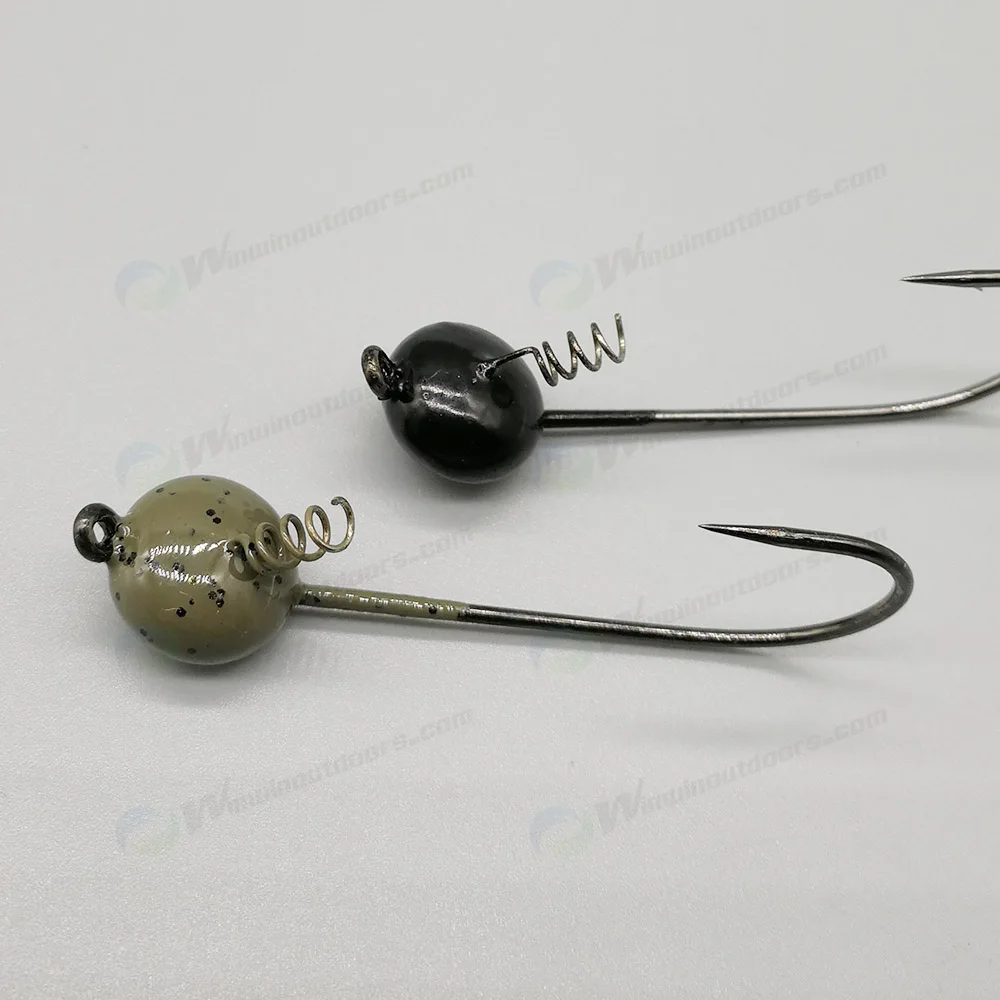 High quality Tungsten shaky Jig Head, tungsten fishing jig lure