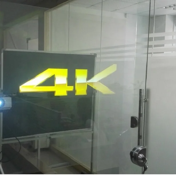 Профессиональный производитель/3D голографическая пленка для задней проекции самоклеящаяся стеклянная оконная