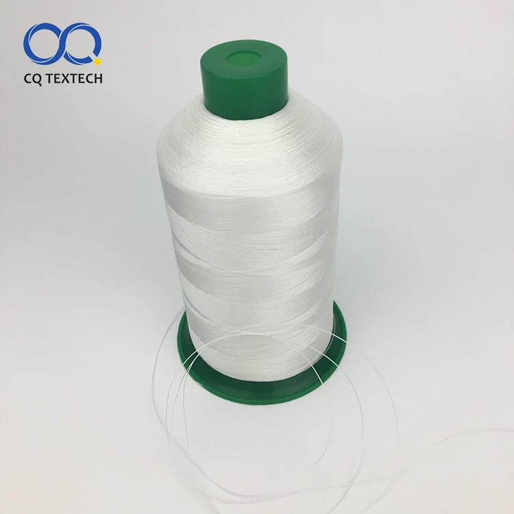 CQ Top quality  white bonded nylon thread for sewing