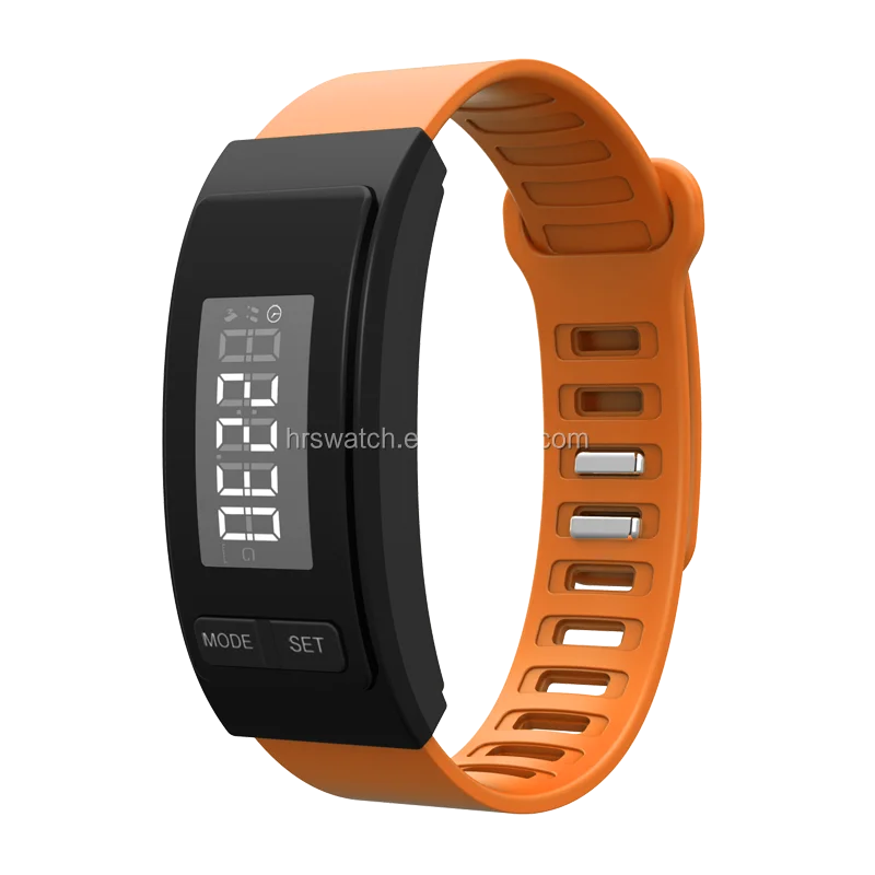 OEM Silicone Digital Promotion Gift Watch Step Counter Step Distance Calorie Burn Counter Pedometer Bracelet Watch