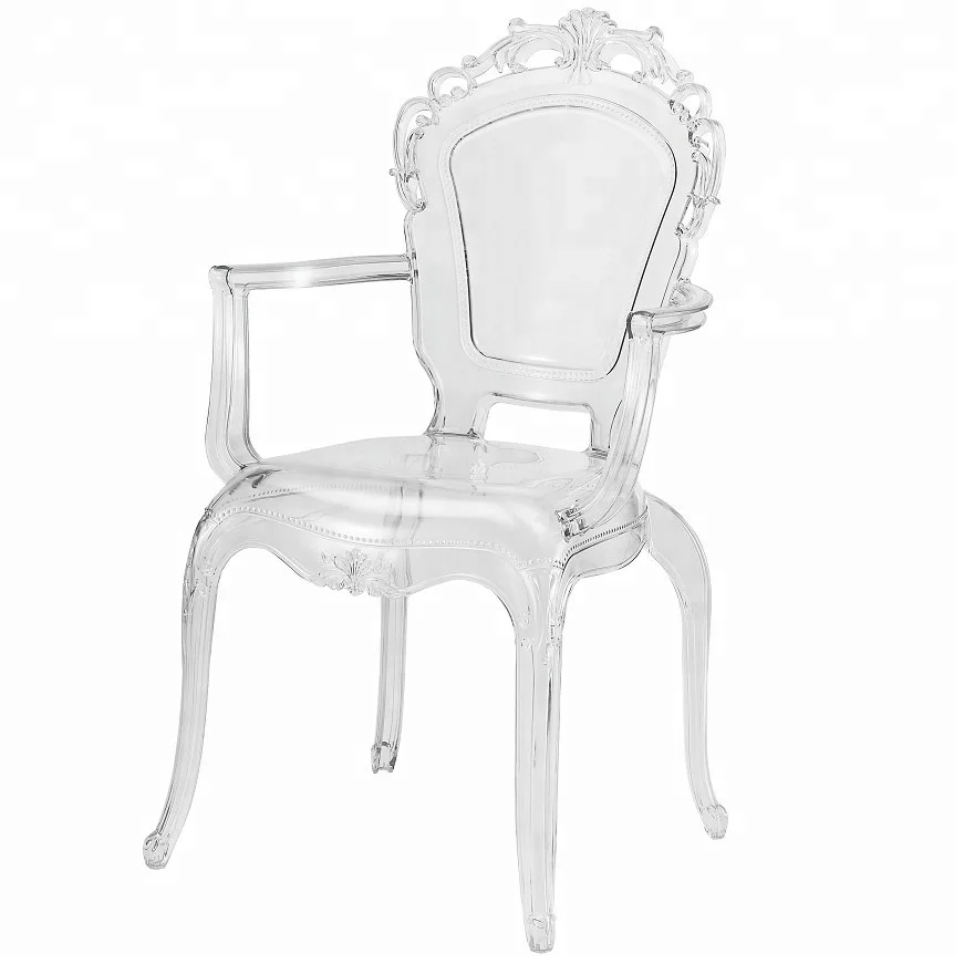 acrylic clear princess chair for wedding event used