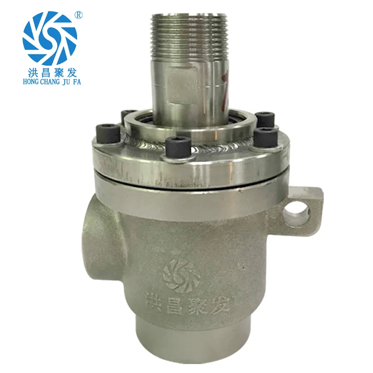high pressure resistant 32A duoflow rotary joint for oil with flange end