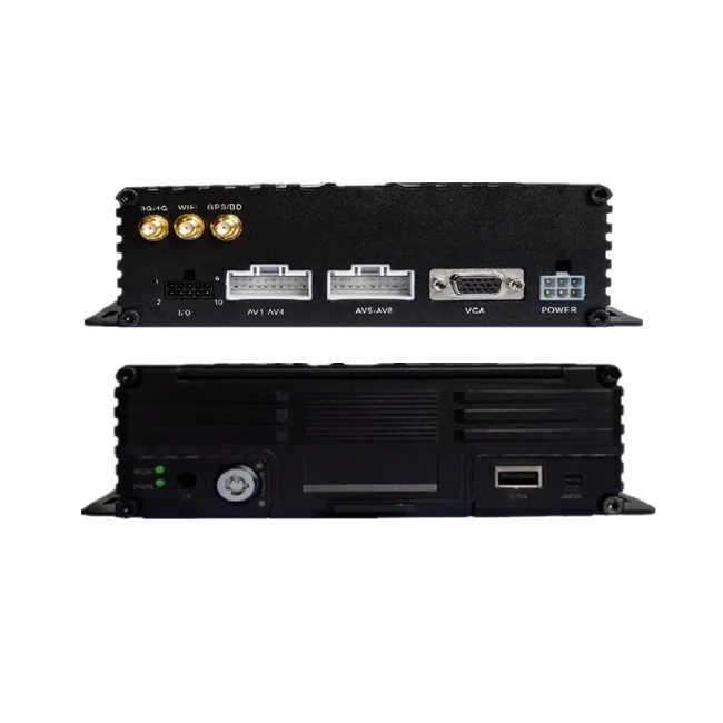 
AHD H.264 256G Storage Hisilicon Chipsets 8 Channel Mobile Car DVR Recorder 