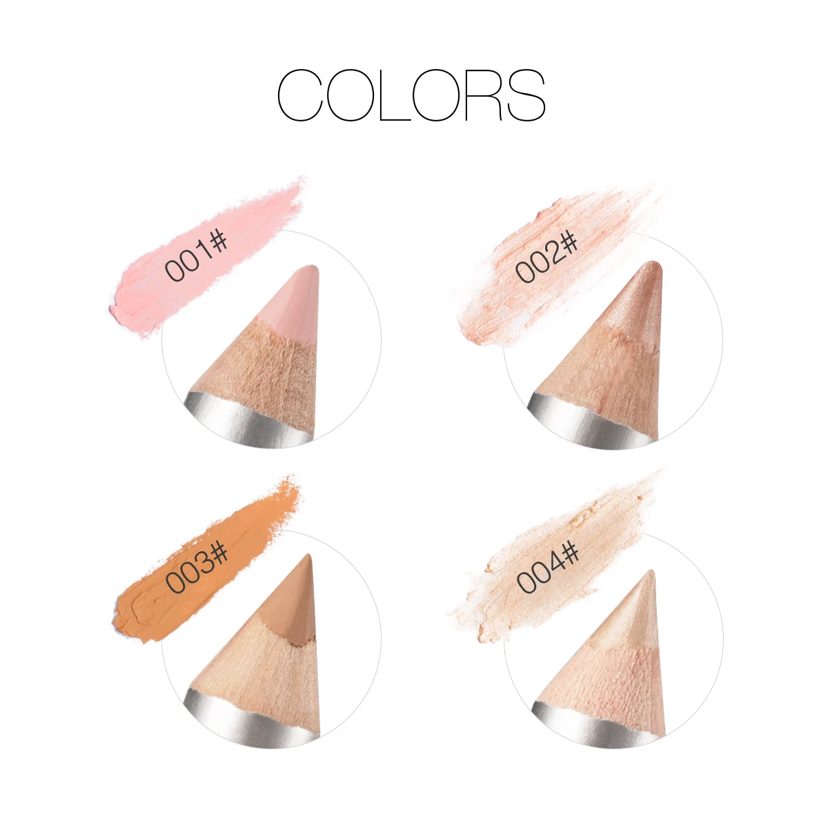 Menow P134 Cosmetic Makeup Perfect Shape Eyebrow Enhancer Highlighter Pencil