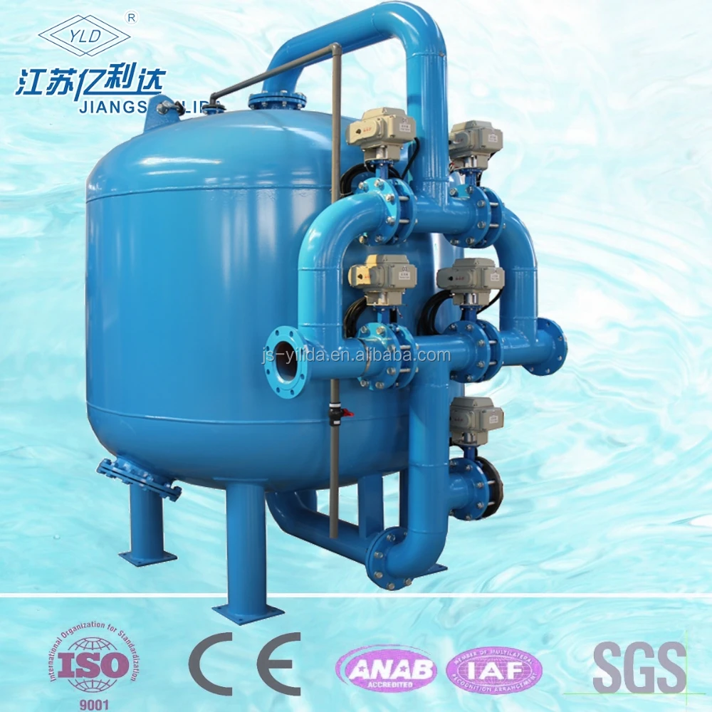 Automatic shallow sand filter for Cooling towers recirculation water