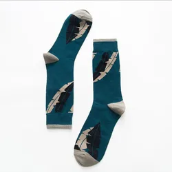 wholesale colorful knit sox manufacturer custom crew socks men
