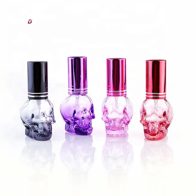Design large size Glass Skullcandy dropper bottle