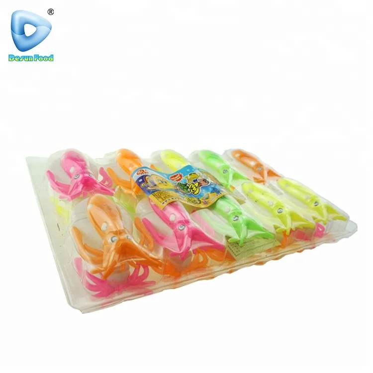 Shantou cheap octopus toy candy factory