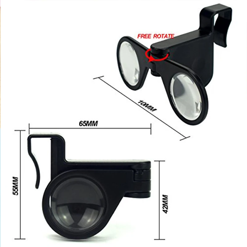 Mini Plastic Foldable VR Glasses / 3D Virtual Reality Glasses for 3.5-6.0 Inches Mobile Phone