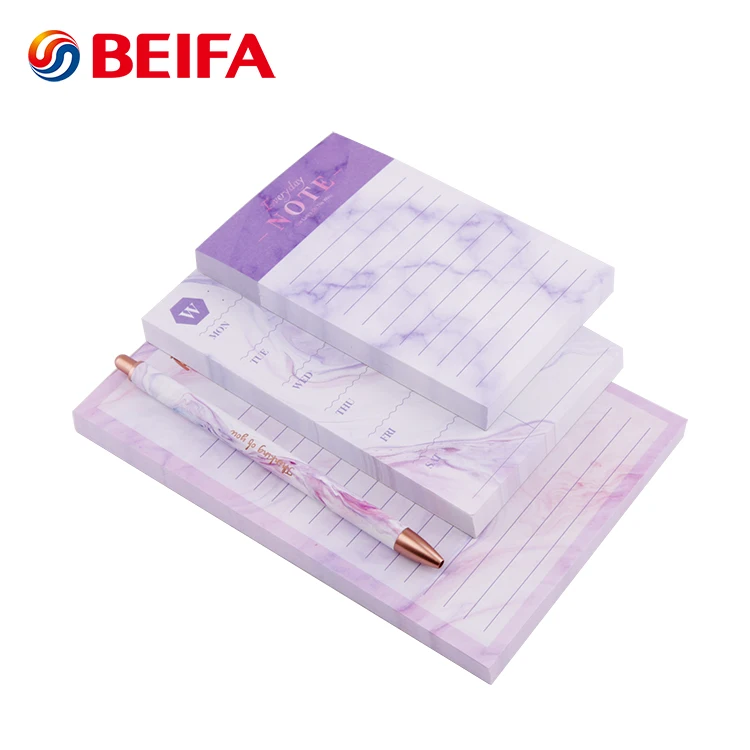 Beifa Brand RST80028 Purple Colored School Writing Paper Custom Kids Gift Notebook Set With Pen