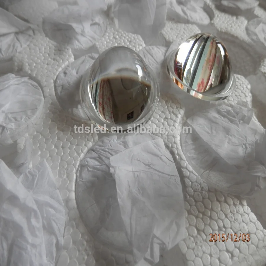 50mm aspheric led glass lens for spotlight