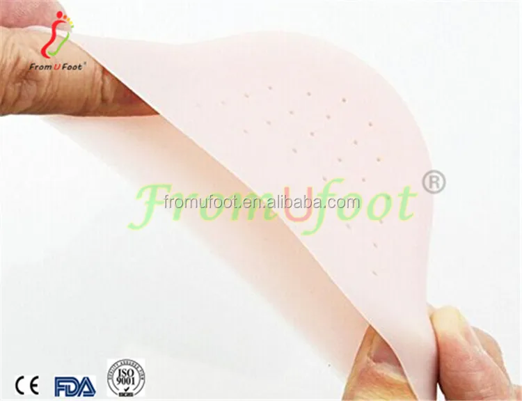 ZRWC11B Toe Sleeve Metatarsal Pads, Silicone Gel Ballet Pointe Dance Athlete Shoe Pads