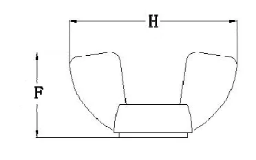 Chinese factory supply Plastic Solid Wing Nuts Butterfly Nut Plastic Nylon Black Wing Nut