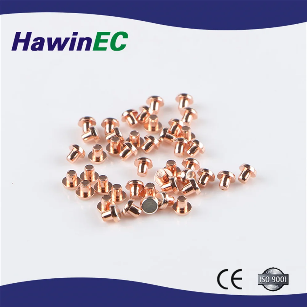 Professional manufacturer tri-metal&bi-metal contact rivets