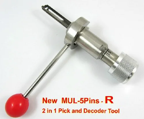 Новые слесарные инструменты, 5 штырьков, отмычка, декодер, размыкатель (справа)