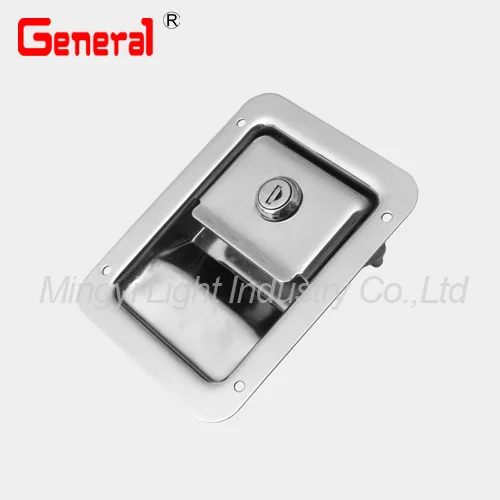multi points key-locking SS paddle handle lock, tool box flush latch