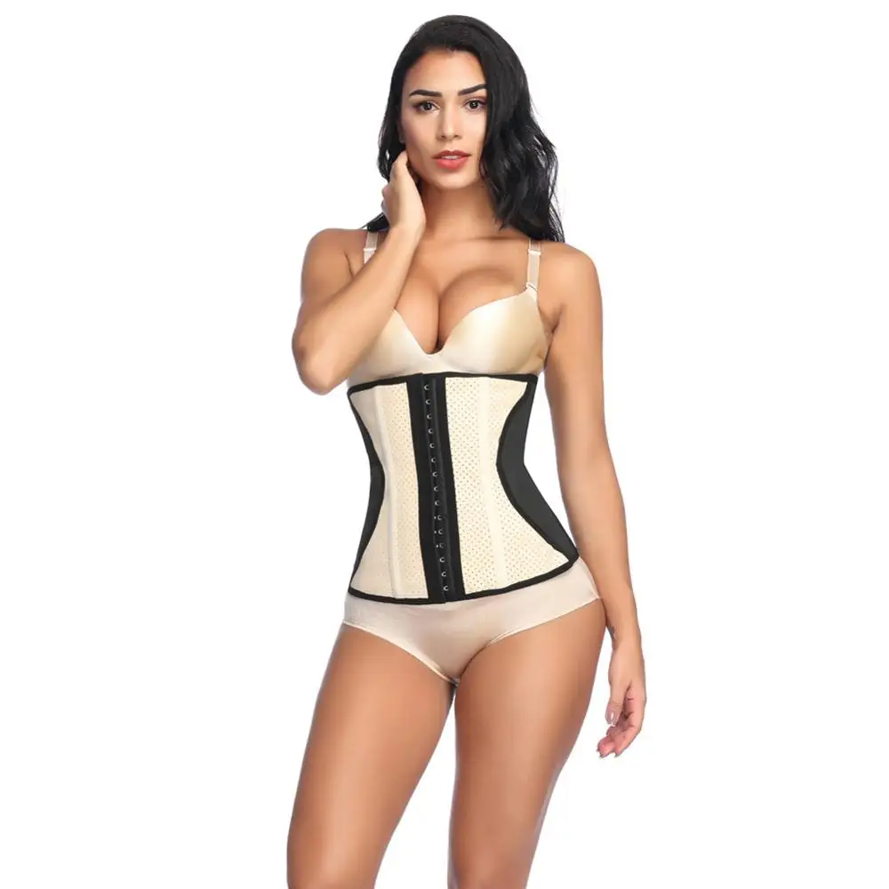 Waist Trainer for Women Corset Cincher Body Shaper Girdle Trimmer with Steel Bones Extender Free Sample