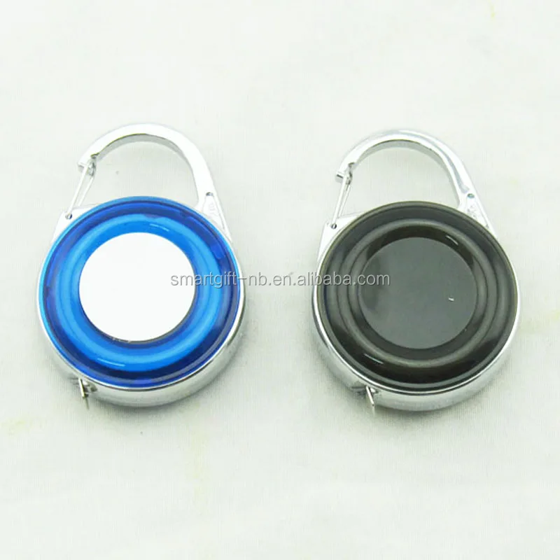 Custom tape measure with carabiner hook keychain 2 meter steel tape measure