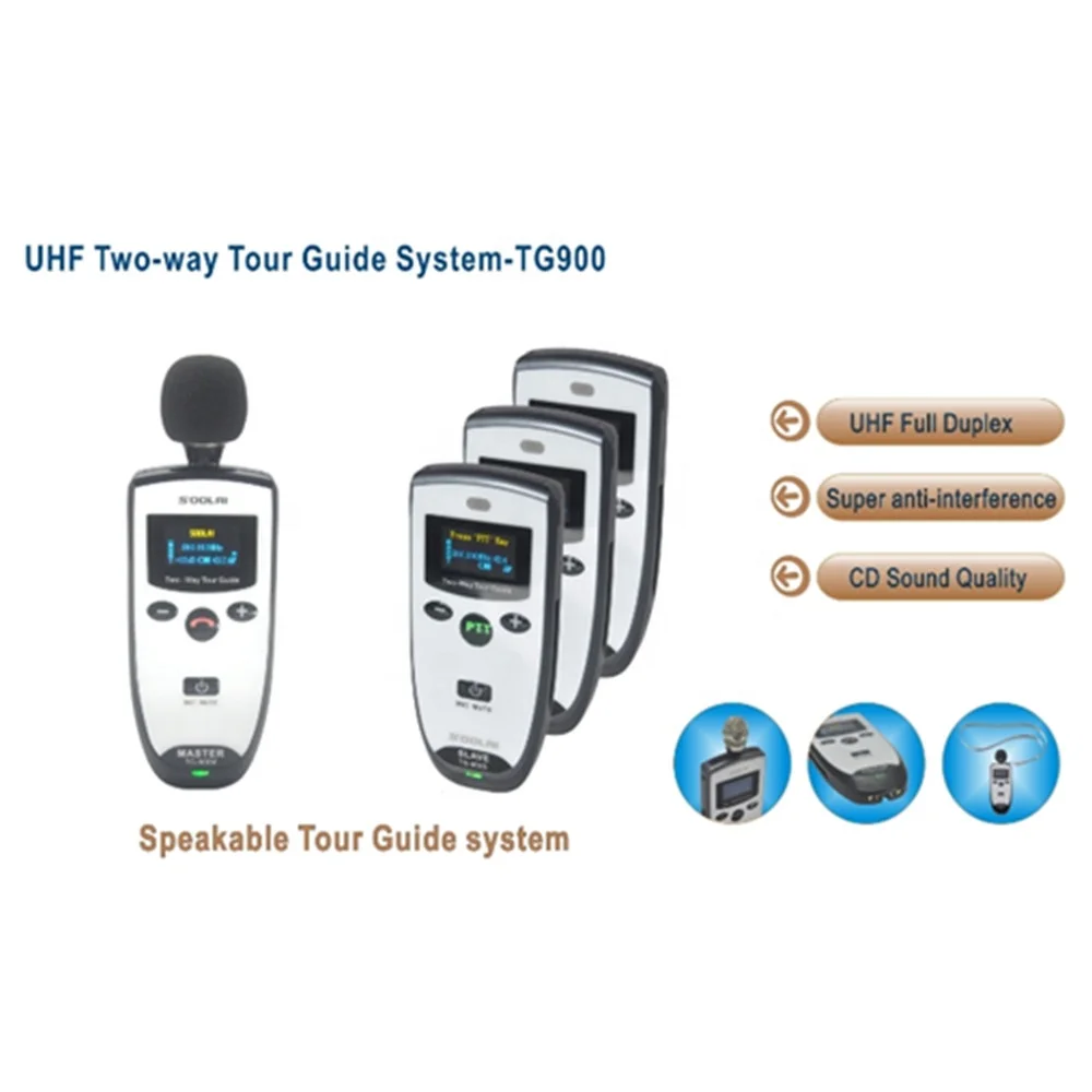 speakable receiver wireless tour guide system TG-900 series