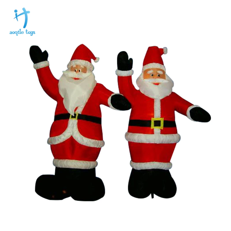 
Customized Colorful Merry Christmas inflatable santa claus 