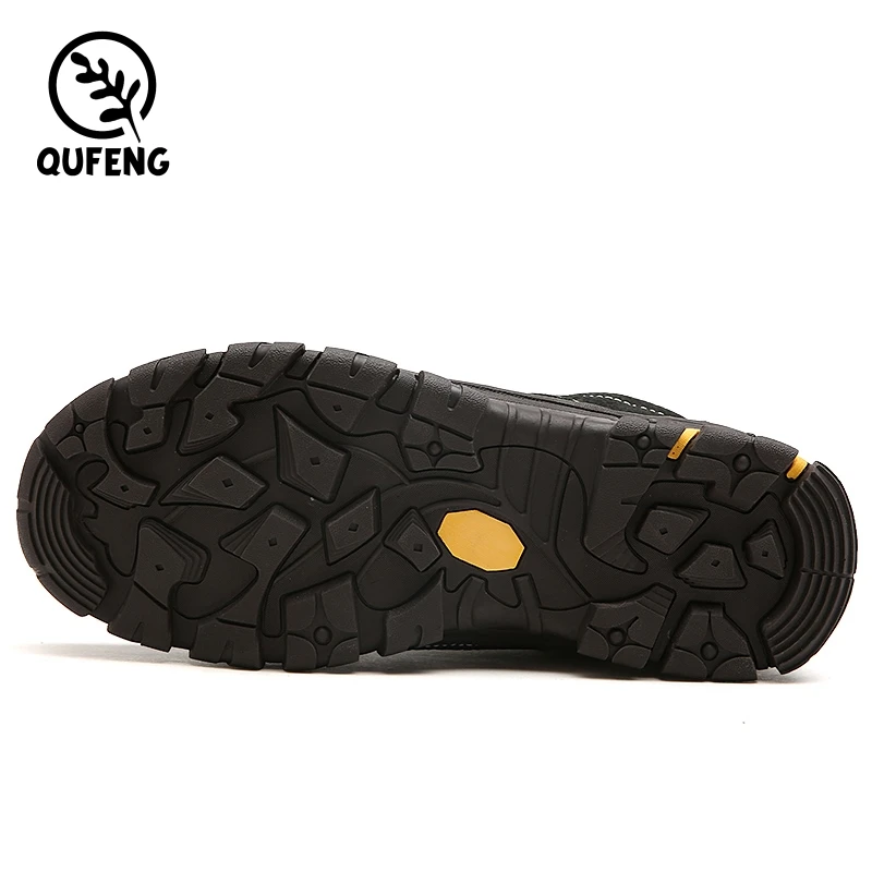 2018 Latest design wholesale custom hiking shoes black leather gym shoes