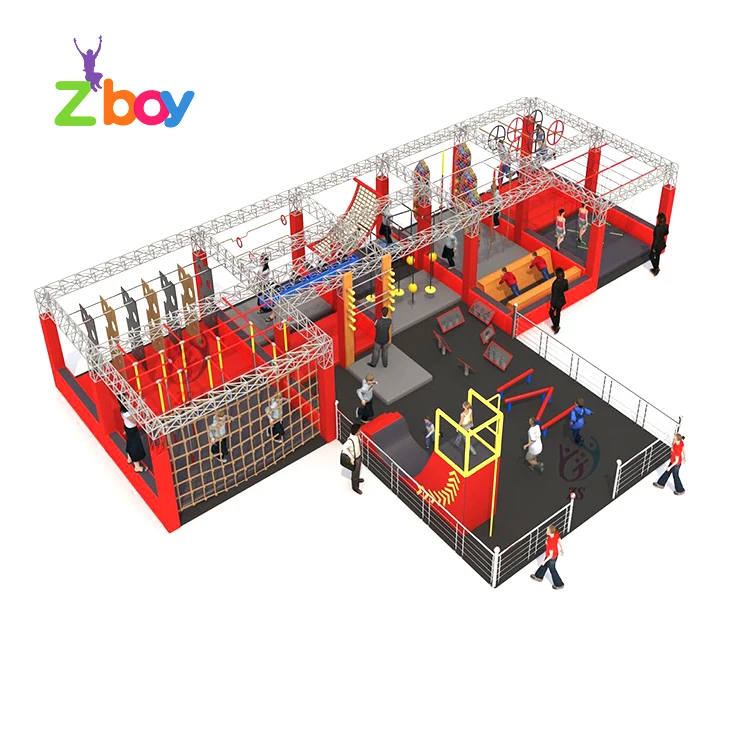 
Foam Obstacle Course Ninja Warrior Training 