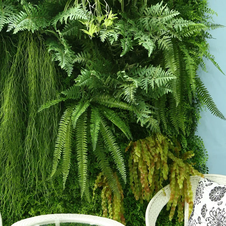 2019 trending outdoor/ indoor artificial moss grass for artificial vertical garden green wall panel home decoration