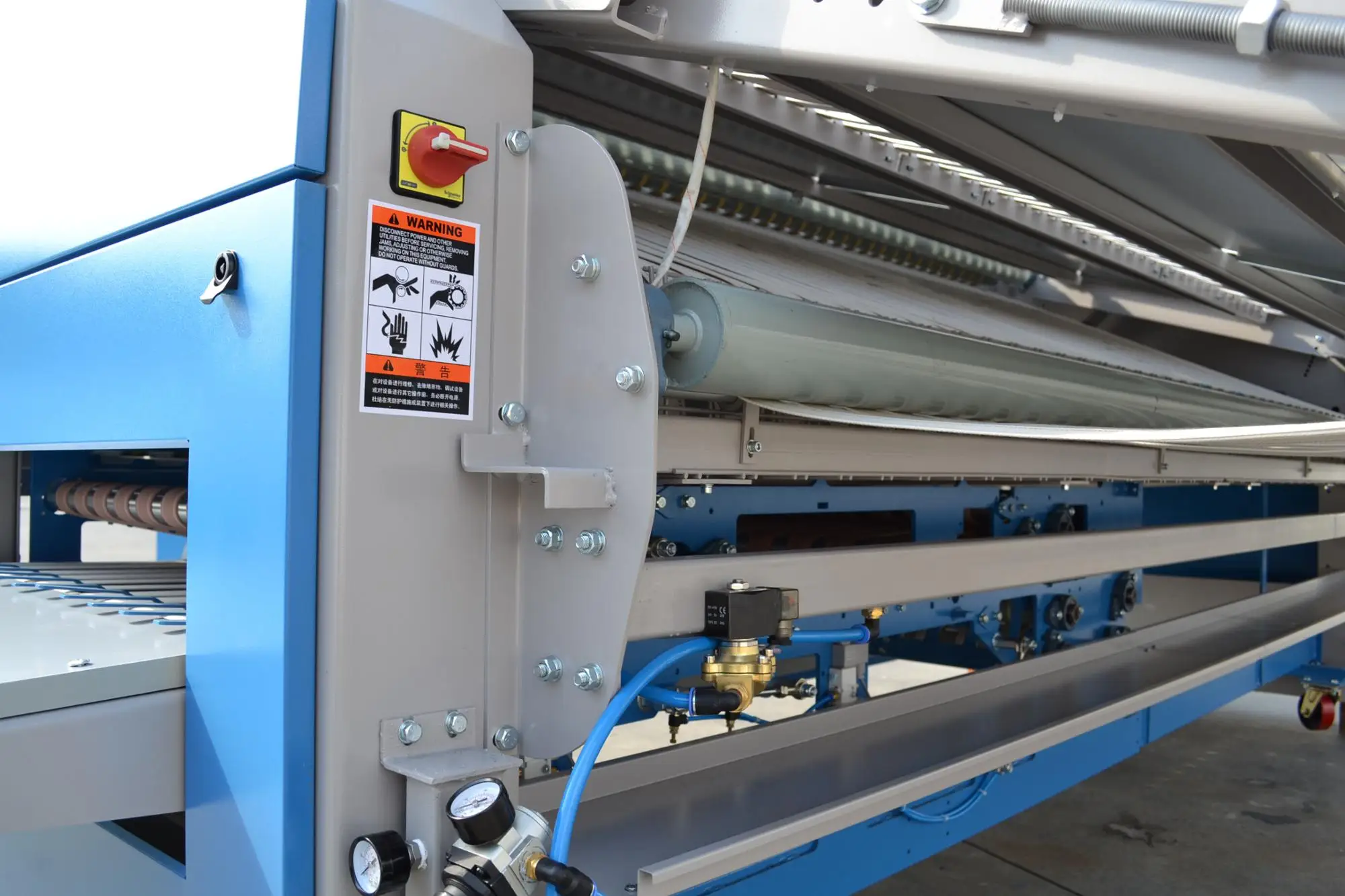 laundry machine double channels cloth folding machine