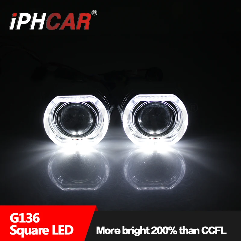 IPHCAR Super Version 12V 35W 6000K H7 H11 H4 Hid Xenon Kit Bi Xenon Projector Lens