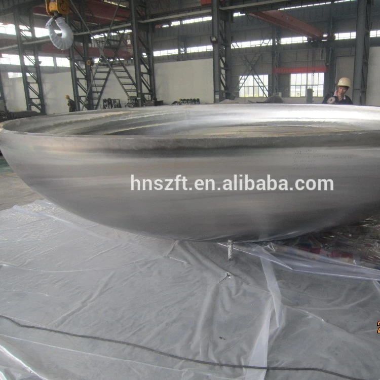 ASME Standard High quantity 304 stainless steel vessel dish head