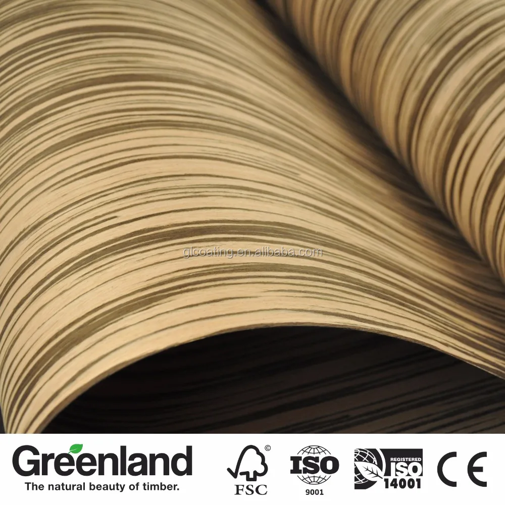 Top Quality engineered timber sliced wood face veneer for guitar hotel door for DIY