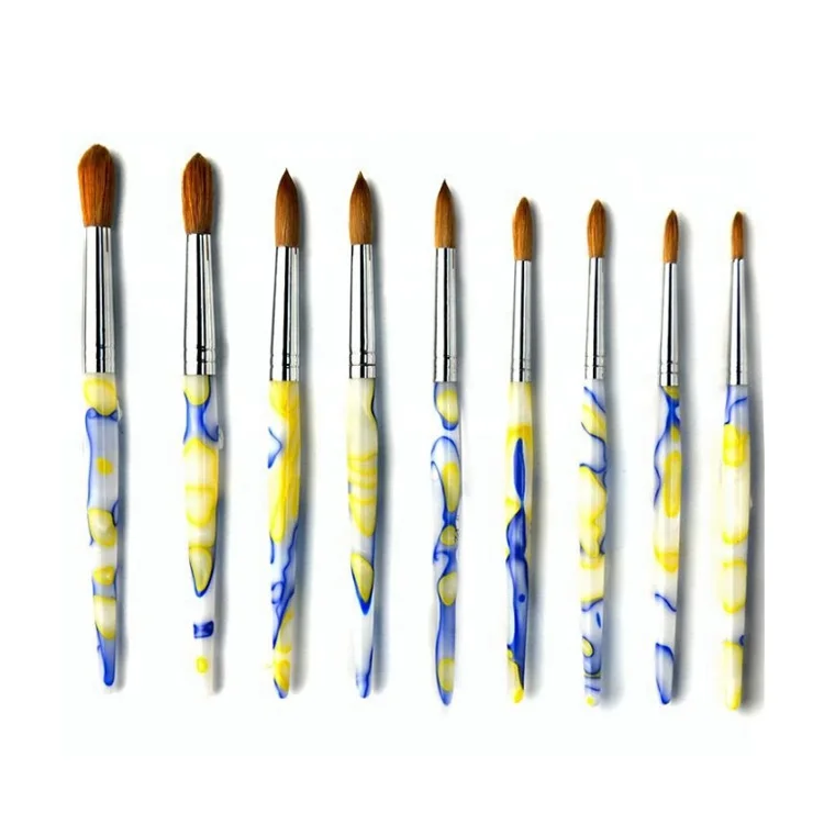 
Набор из 2018 синтетических волос и акриловых кистей для ногтей 