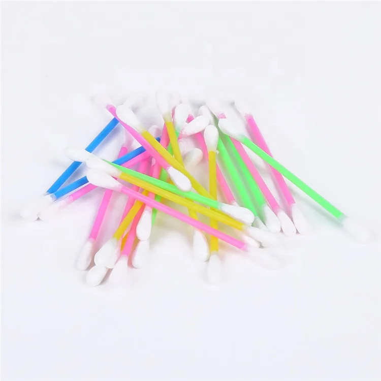 2019 Professional supplier well sealed disposable safety plastic stick cotton swabs cotton ear buds